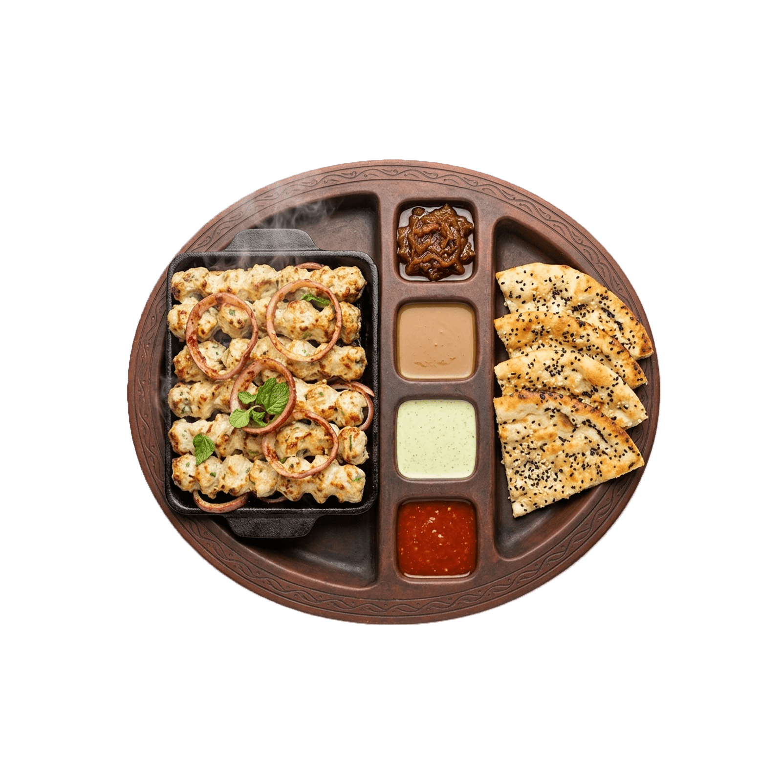 Kebab & Naan Platter